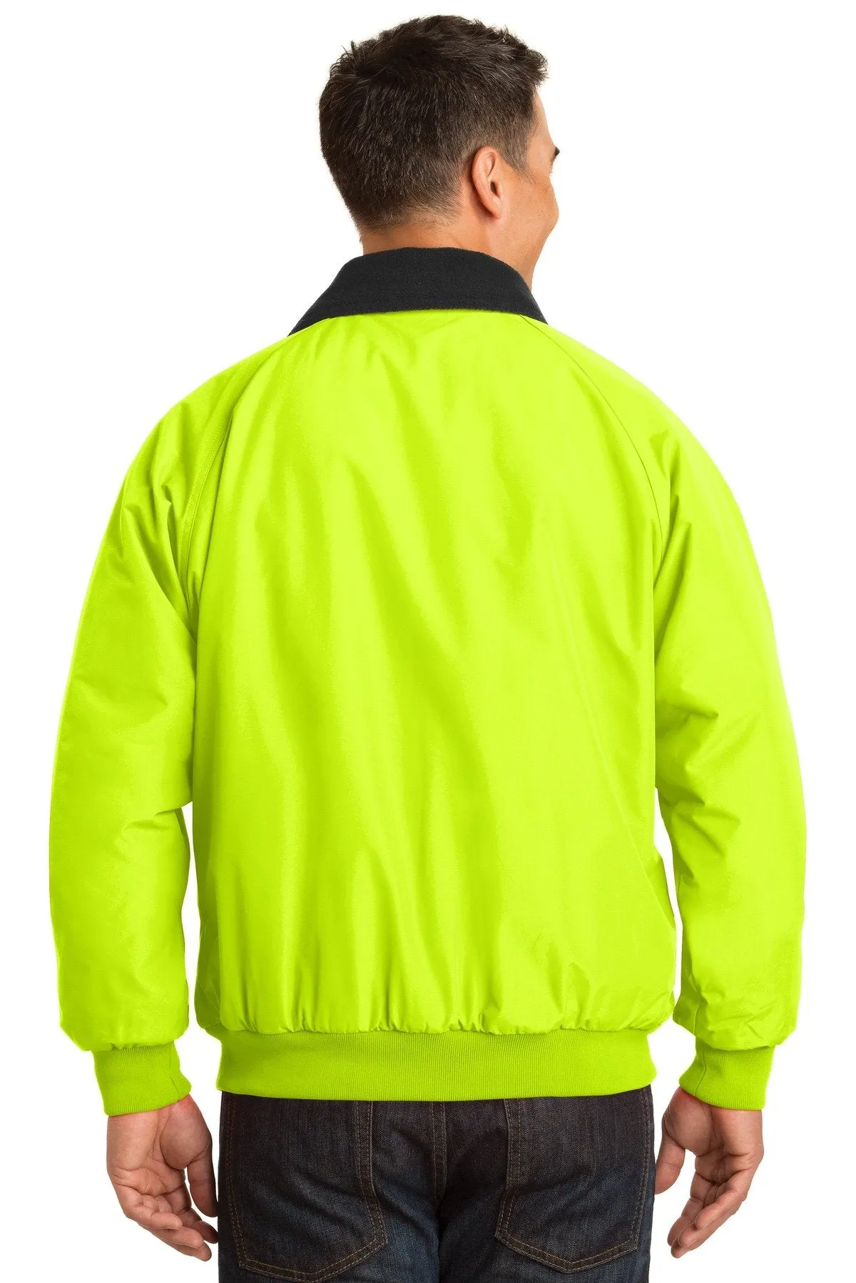 Enhanced Visibility Safety Yellow/Black Challenger Jacket J754S