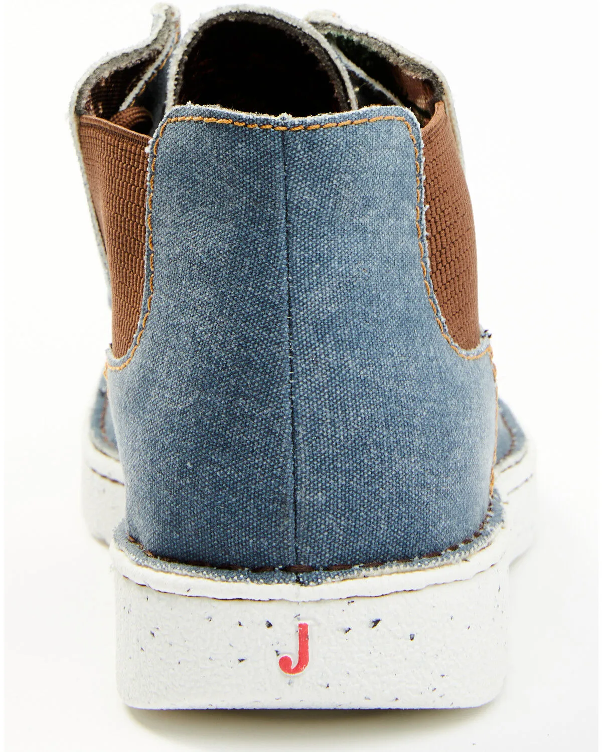 Justin Men's Hazer Denim Casual Hudson Shoes with Moc Toe