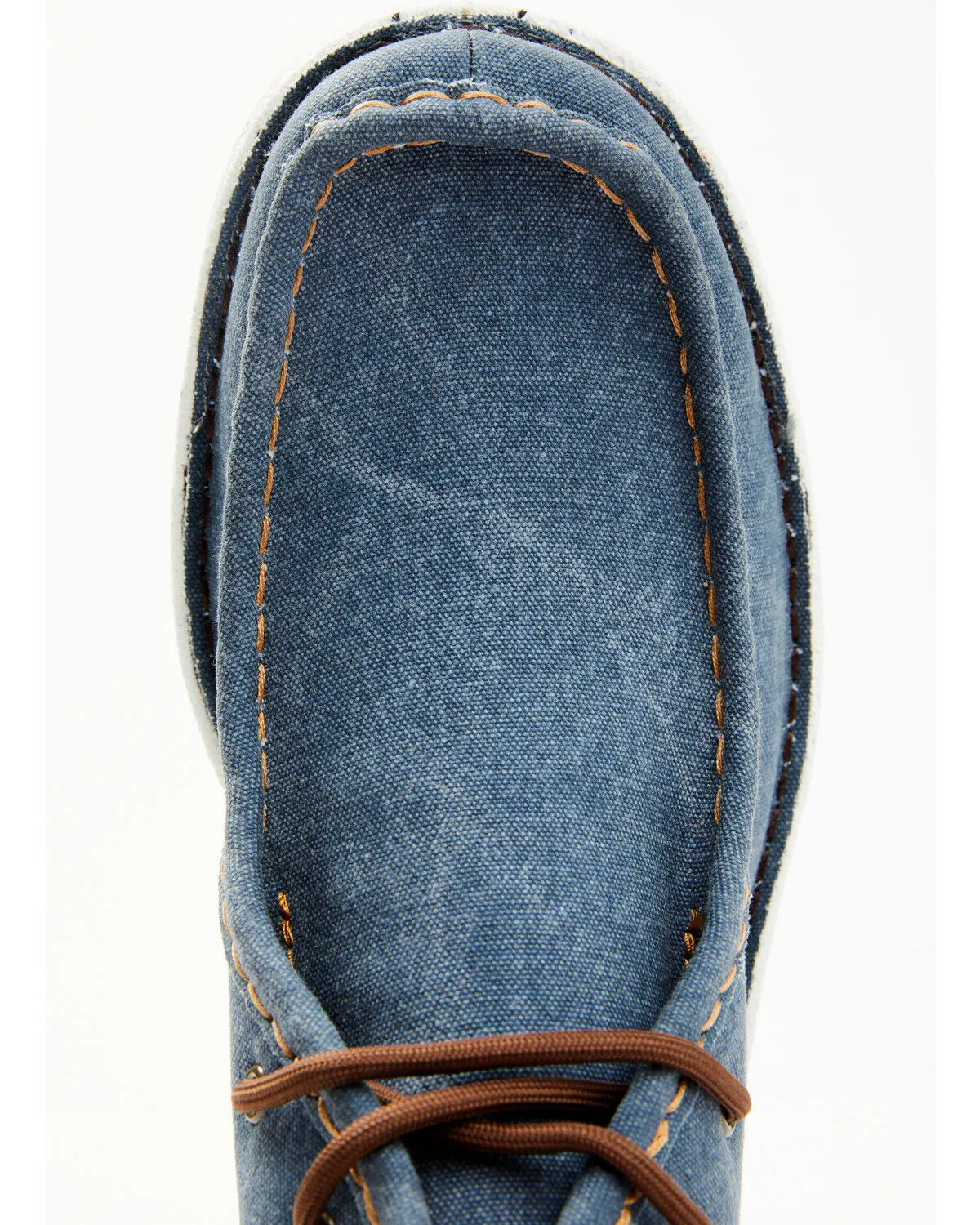 Justin Men's Hazer Denim Casual Hudson Shoes with Moc Toe