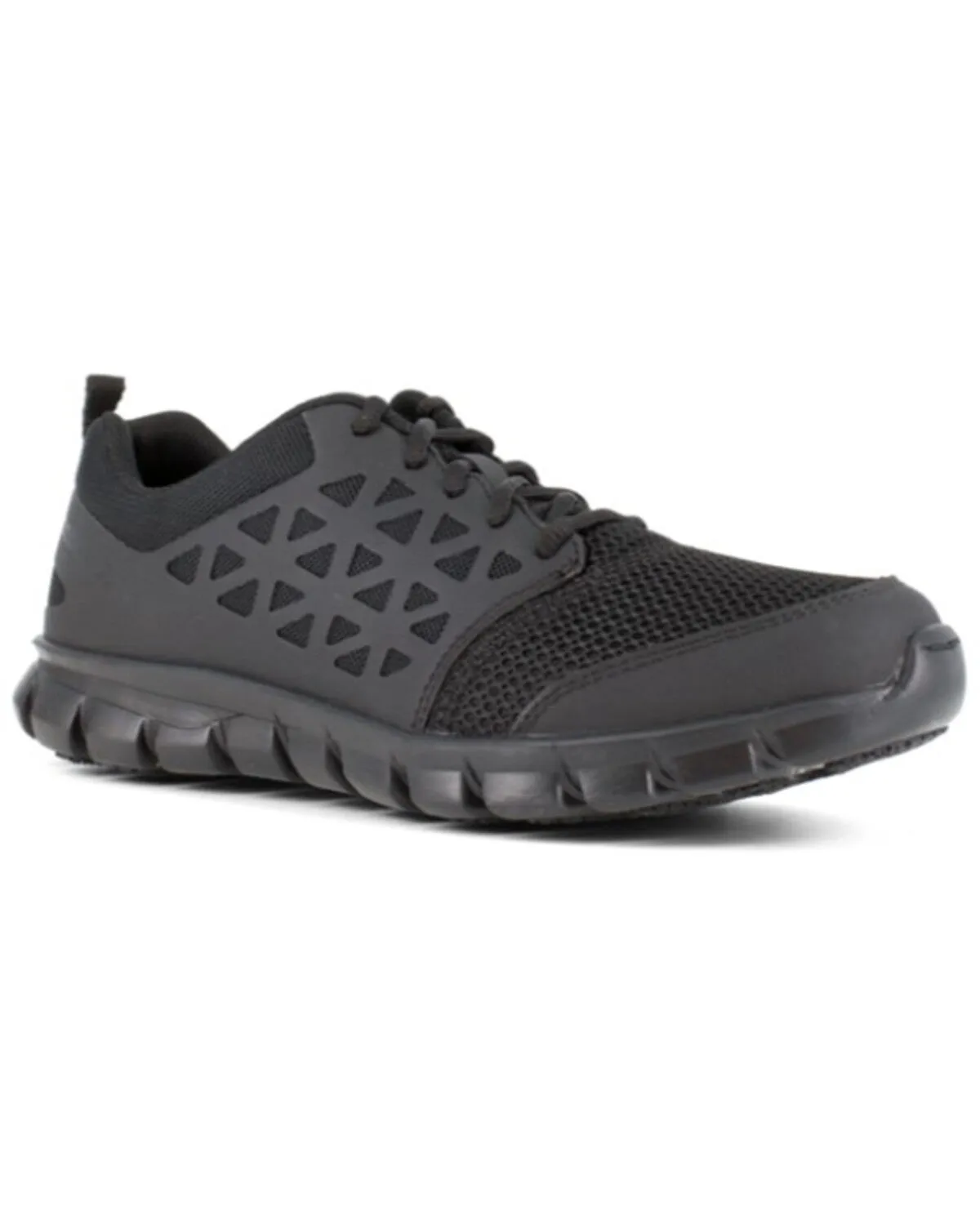 Reebok Men's Sublite Cushion Athletic Work Shoes - Round Toe