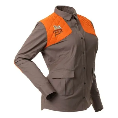 Quail Forever Women's DSG Upland Long Sleeve Button Up Shirt