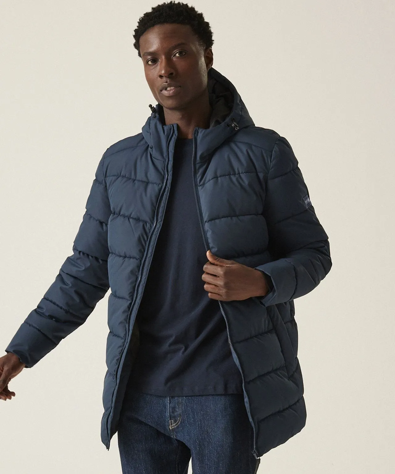 Regatta Lakiver Long Quilted Mens Coat Retailer