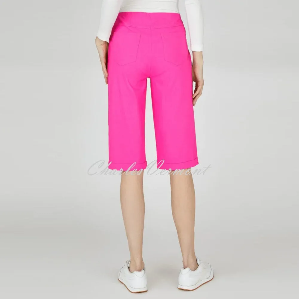 Robell Bella Bermuda Short in Hot Pink, Style 51625-5499-433