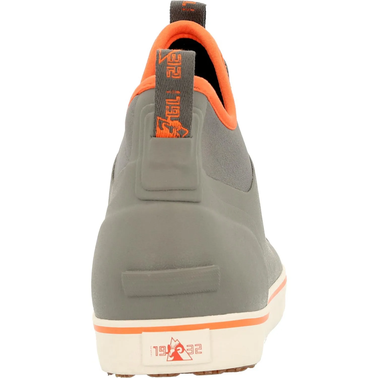 Rocky Grey and Orange Dry-Strike WP Deck Boat Shoes for Men