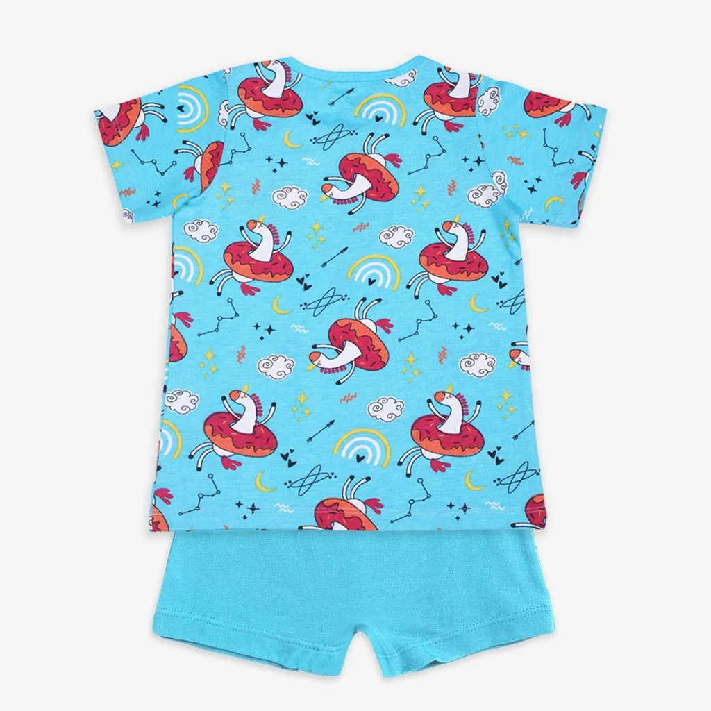 Dancing Dreams Short Sleeve Top & Shorts Set for 1-2 Years