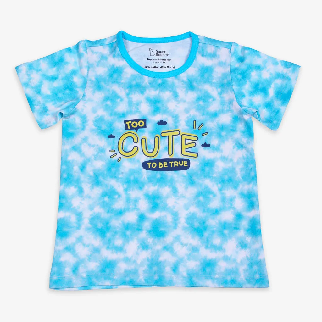 Tie-Dye Blue Set - 2 - 4 years