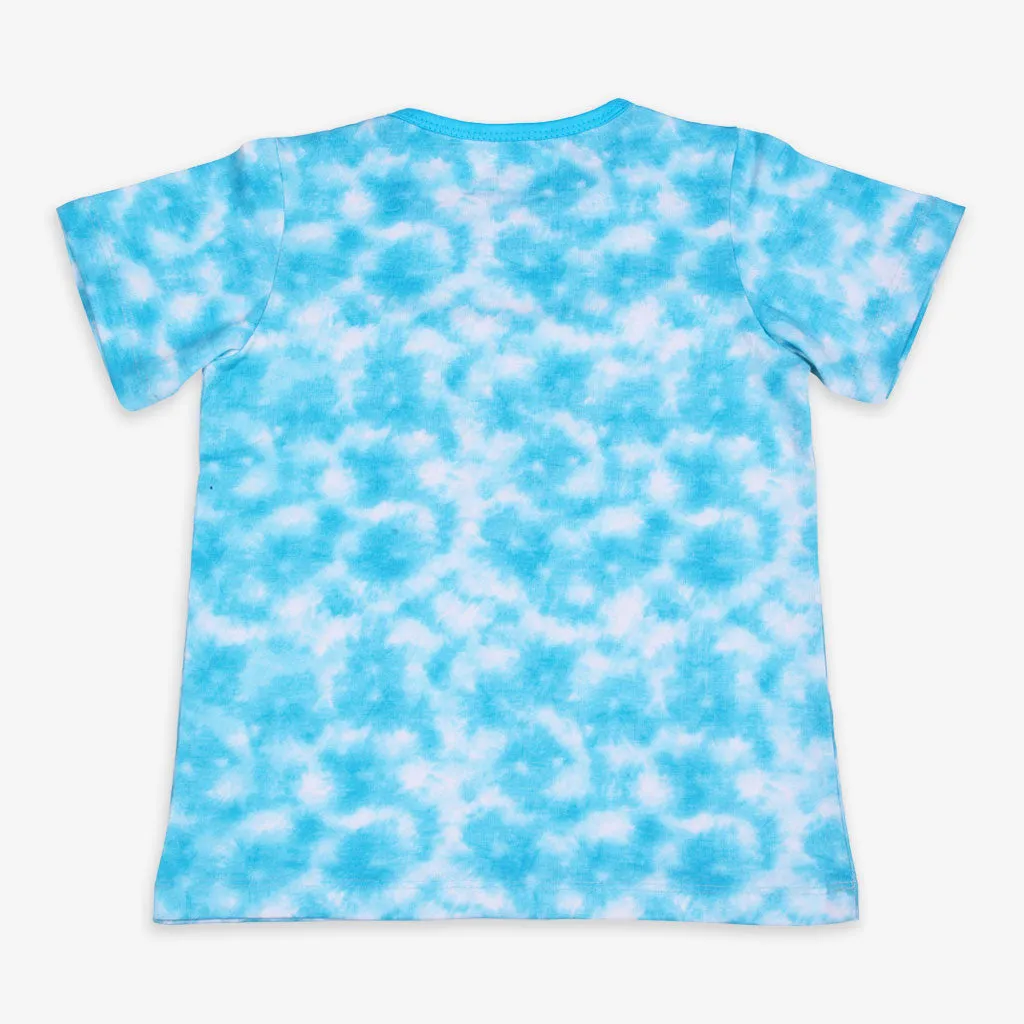 Tie-Dye Blue Set - 2 - 4 years