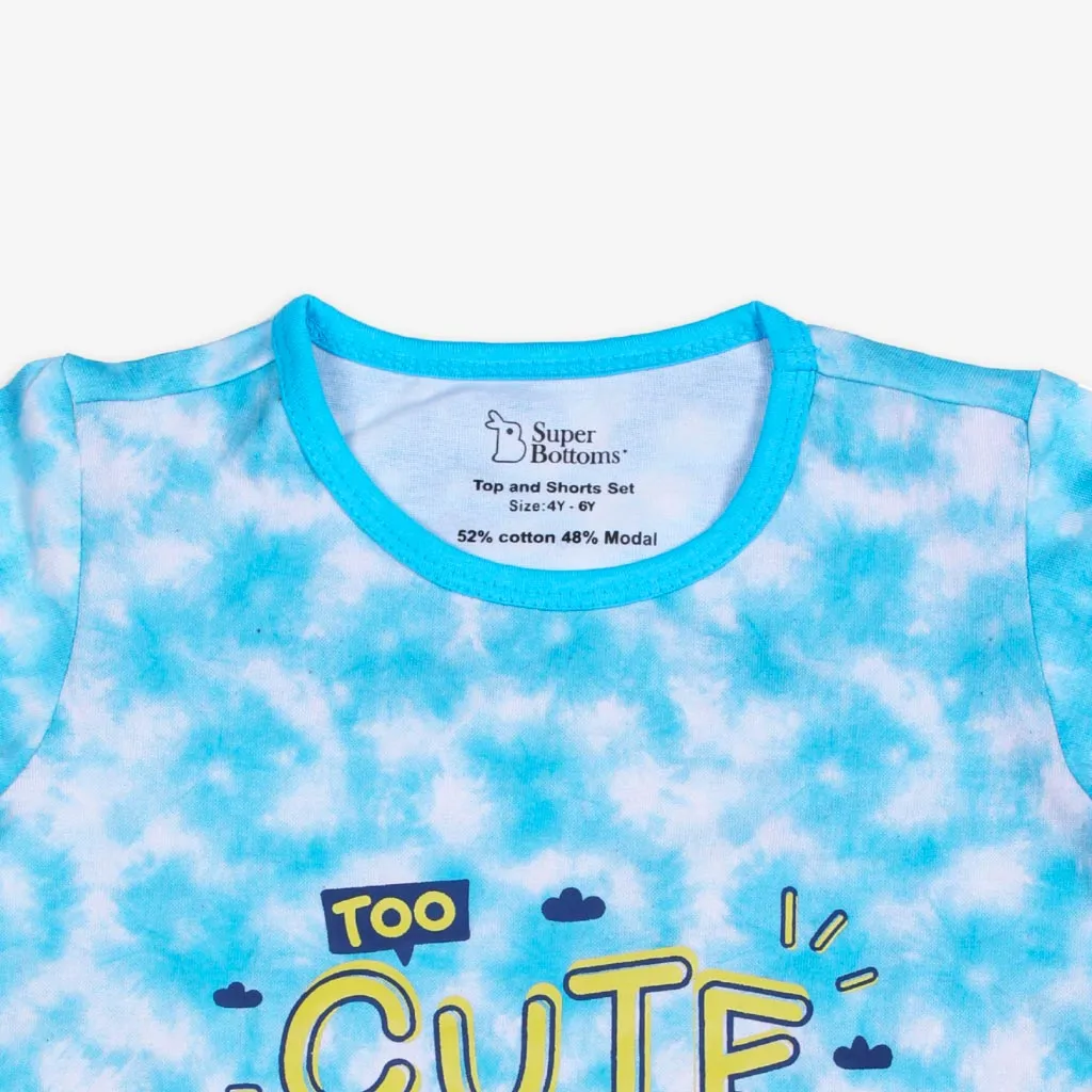 Tie-Dye Blue Set - 2 - 4 years