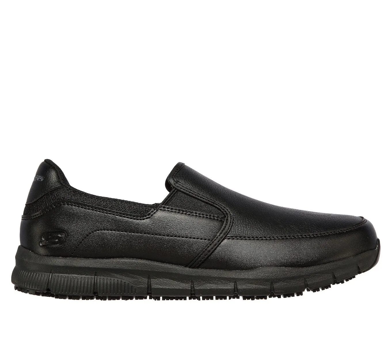 Black Skechers Nampa Groton Work Shoes