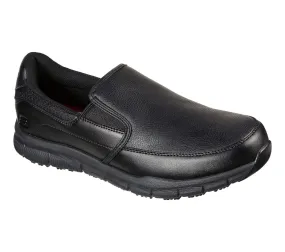 Black Skechers Nampa Groton Work Shoes