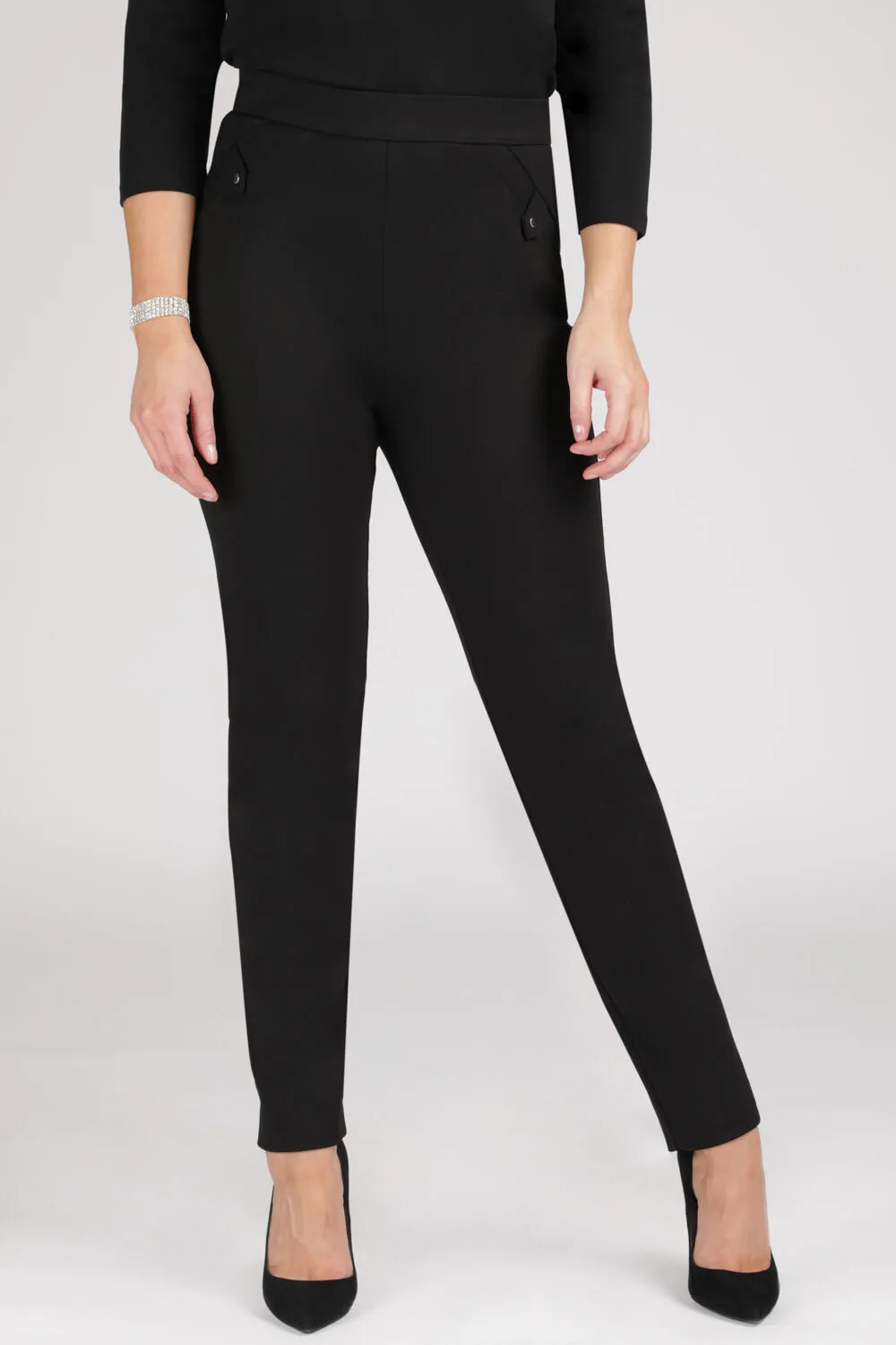 Slim Fit Ponte Pants