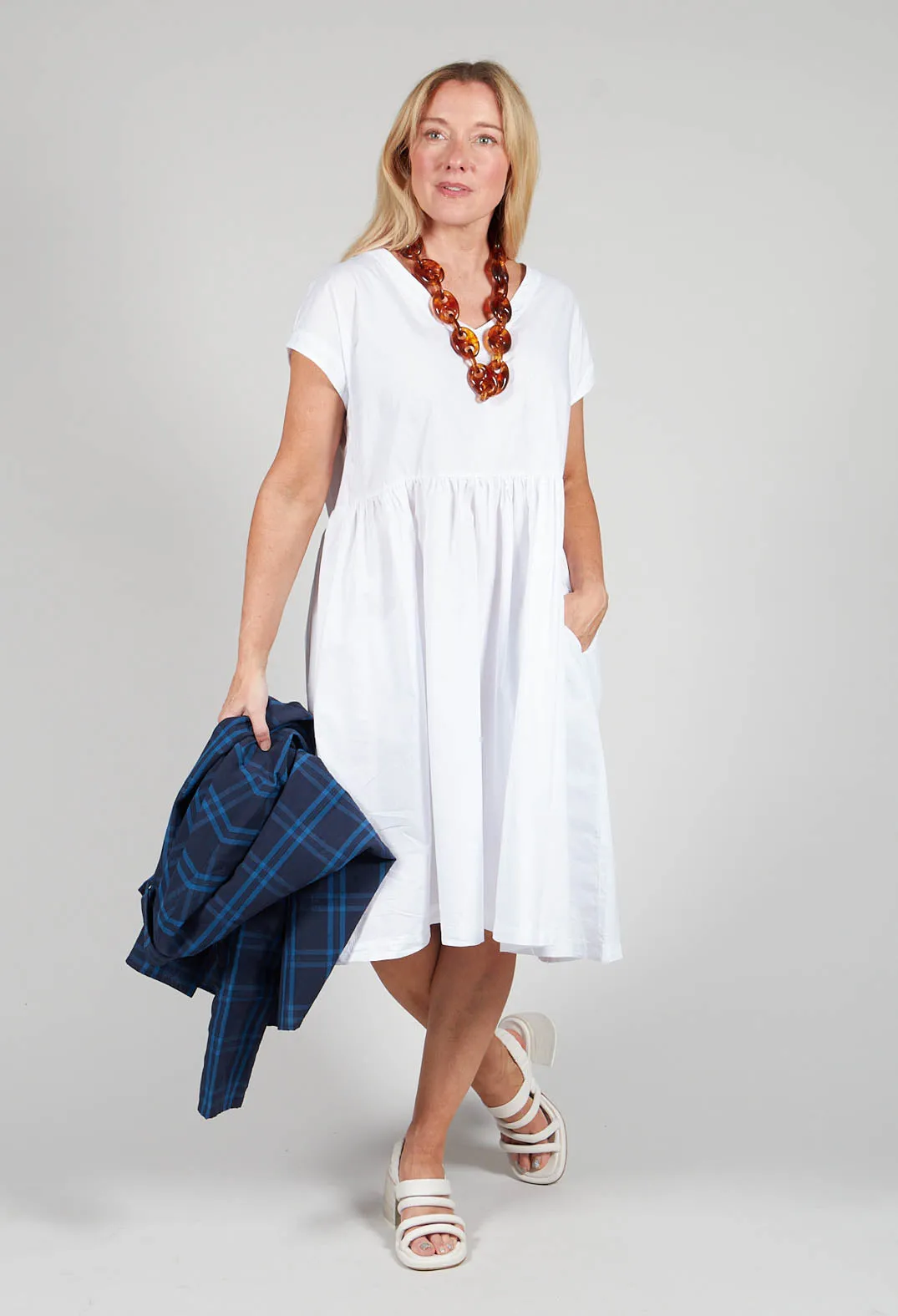 Smock Dress Bianco