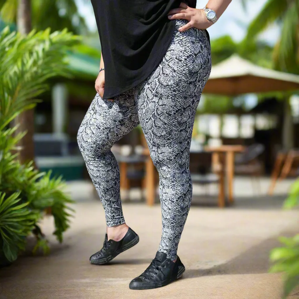 Snake Print Leggings