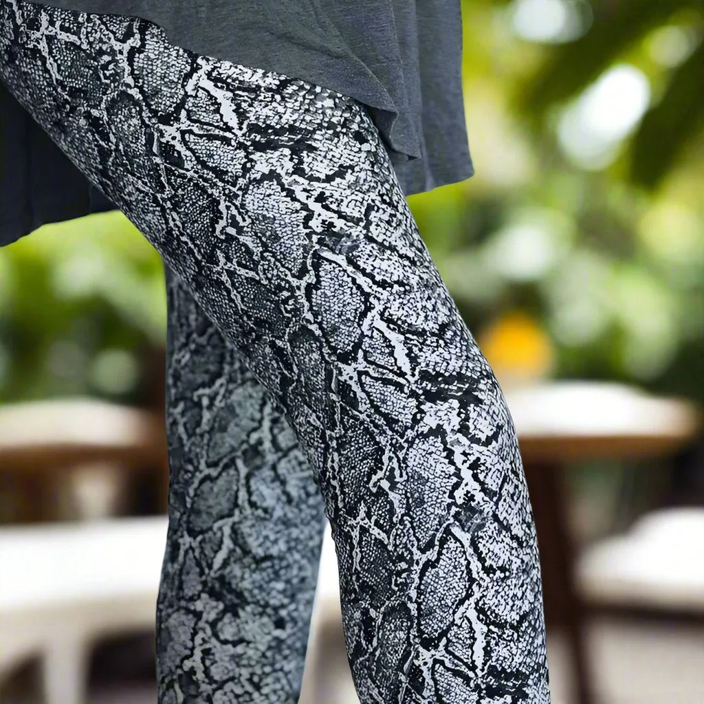 Snake Print Leggings