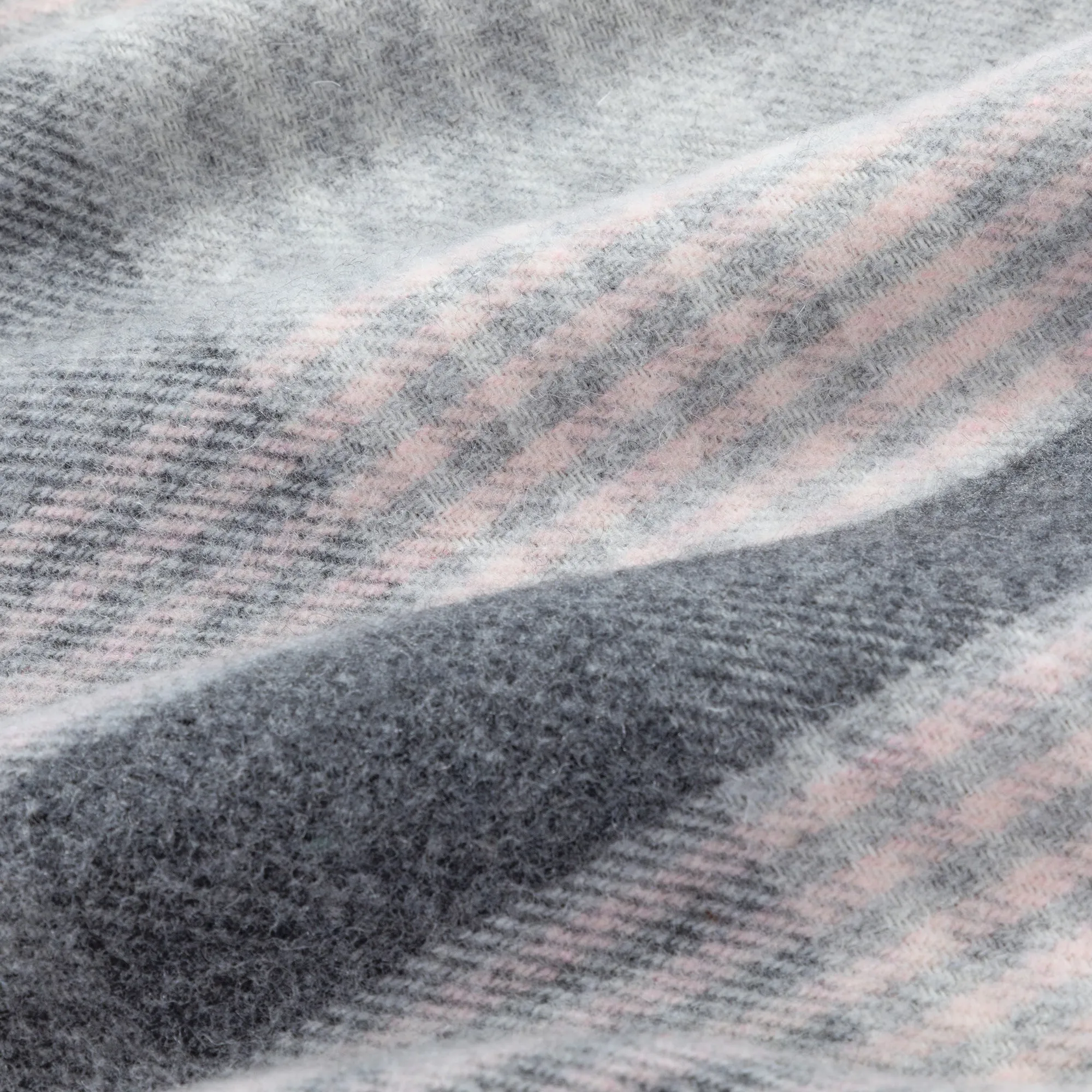 Soft Ukrainian Plaid Scarf made from Merino Wool and Cashmere.