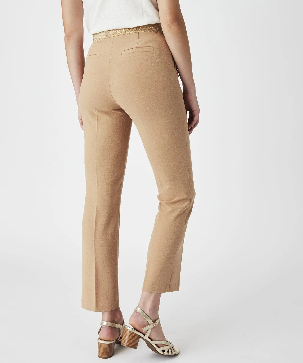 Straight Leg Trousers 7/8