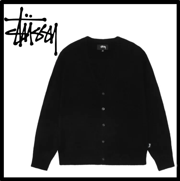 Street Style Logo Skater Style Cardigans by STUSSY