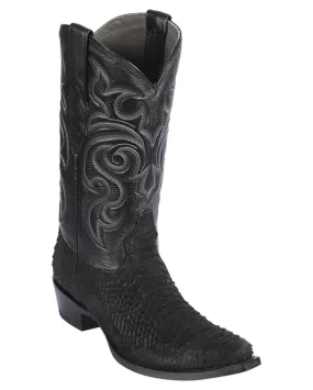 Suede Python Men's Western Boots