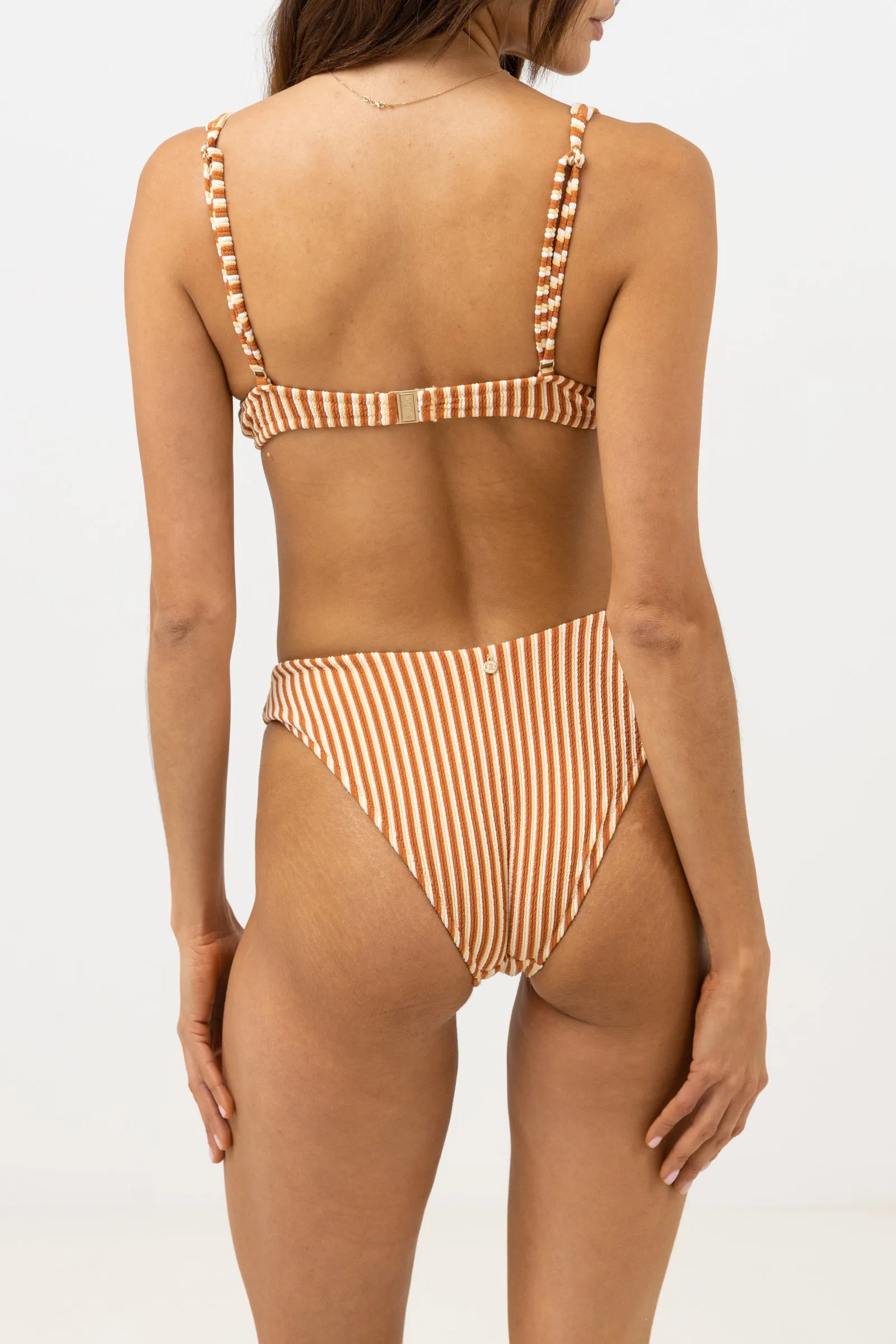 Chocolate Sunbather Stripe Holiday Pants