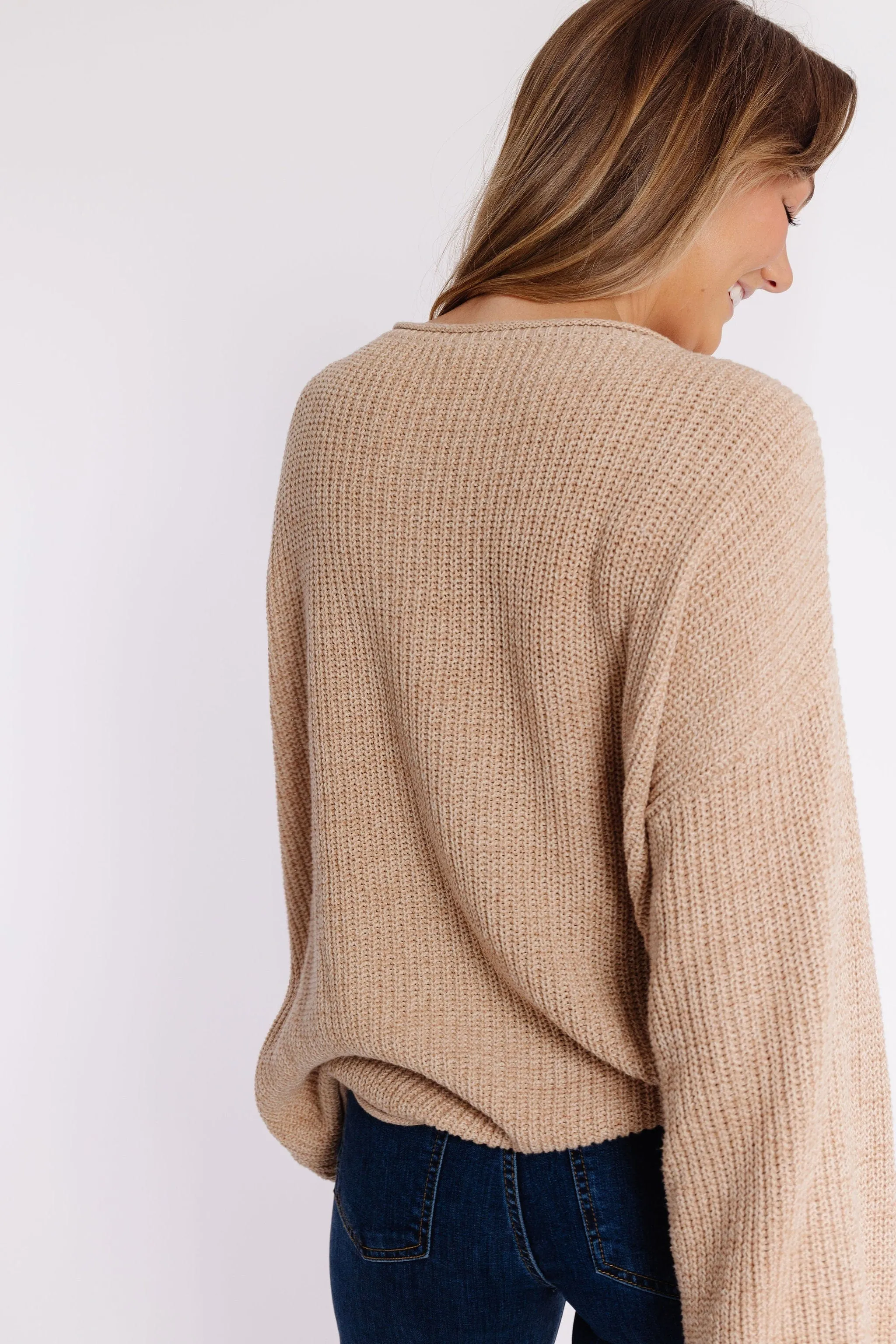 Taupe Roarke Sweater