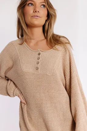 Taupe Roarke Sweater