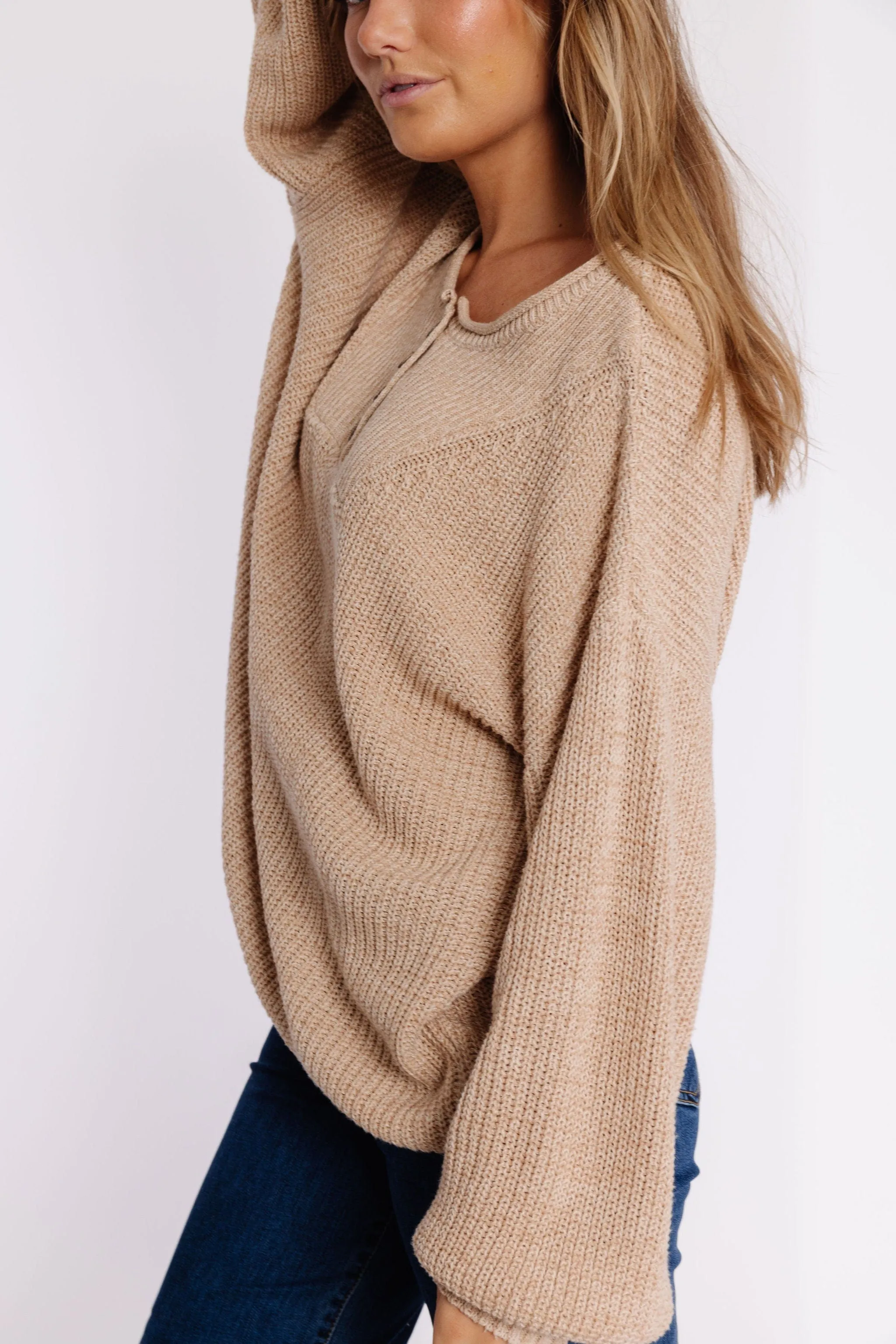 Taupe Roarke Sweater