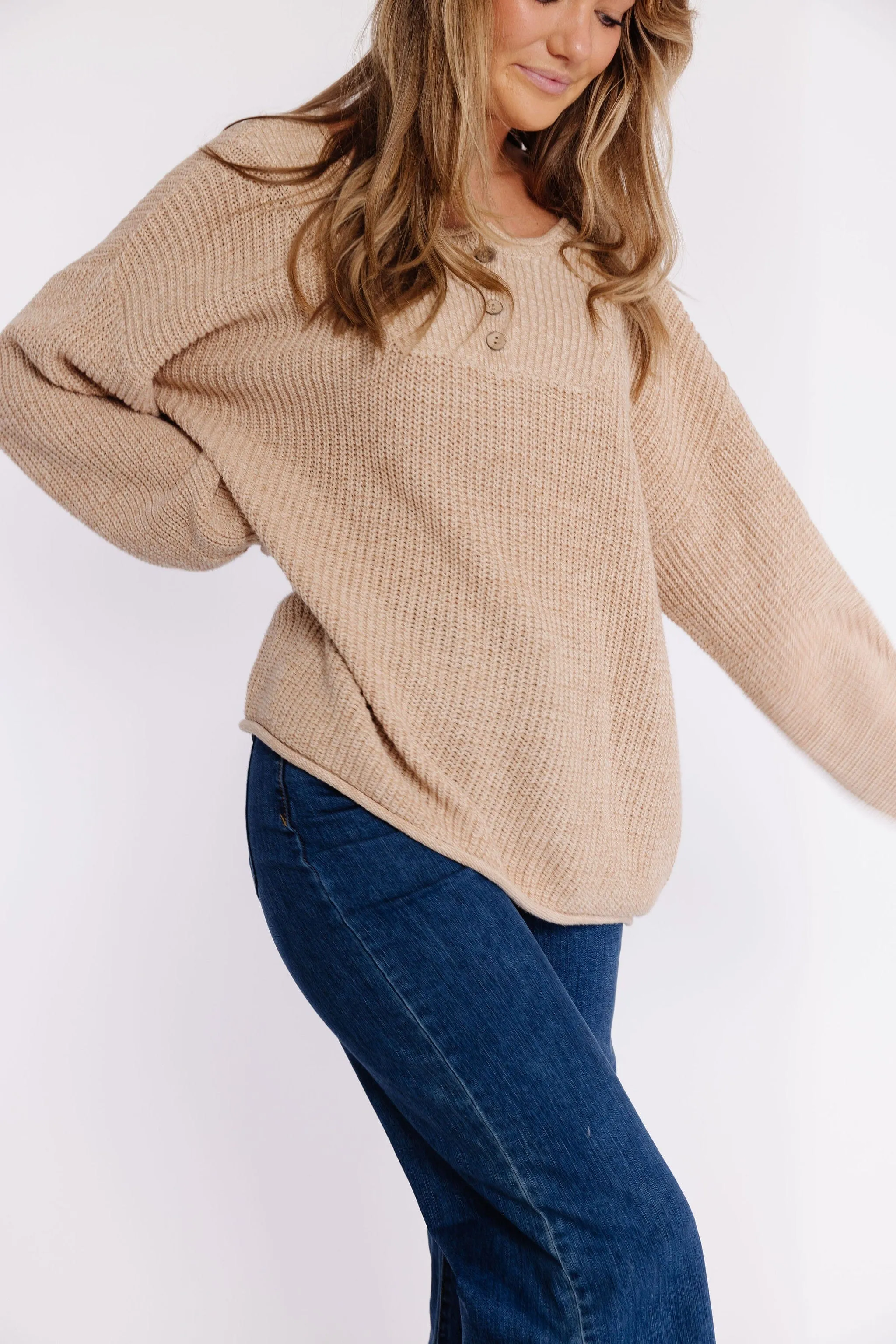 Taupe Roarke Sweater