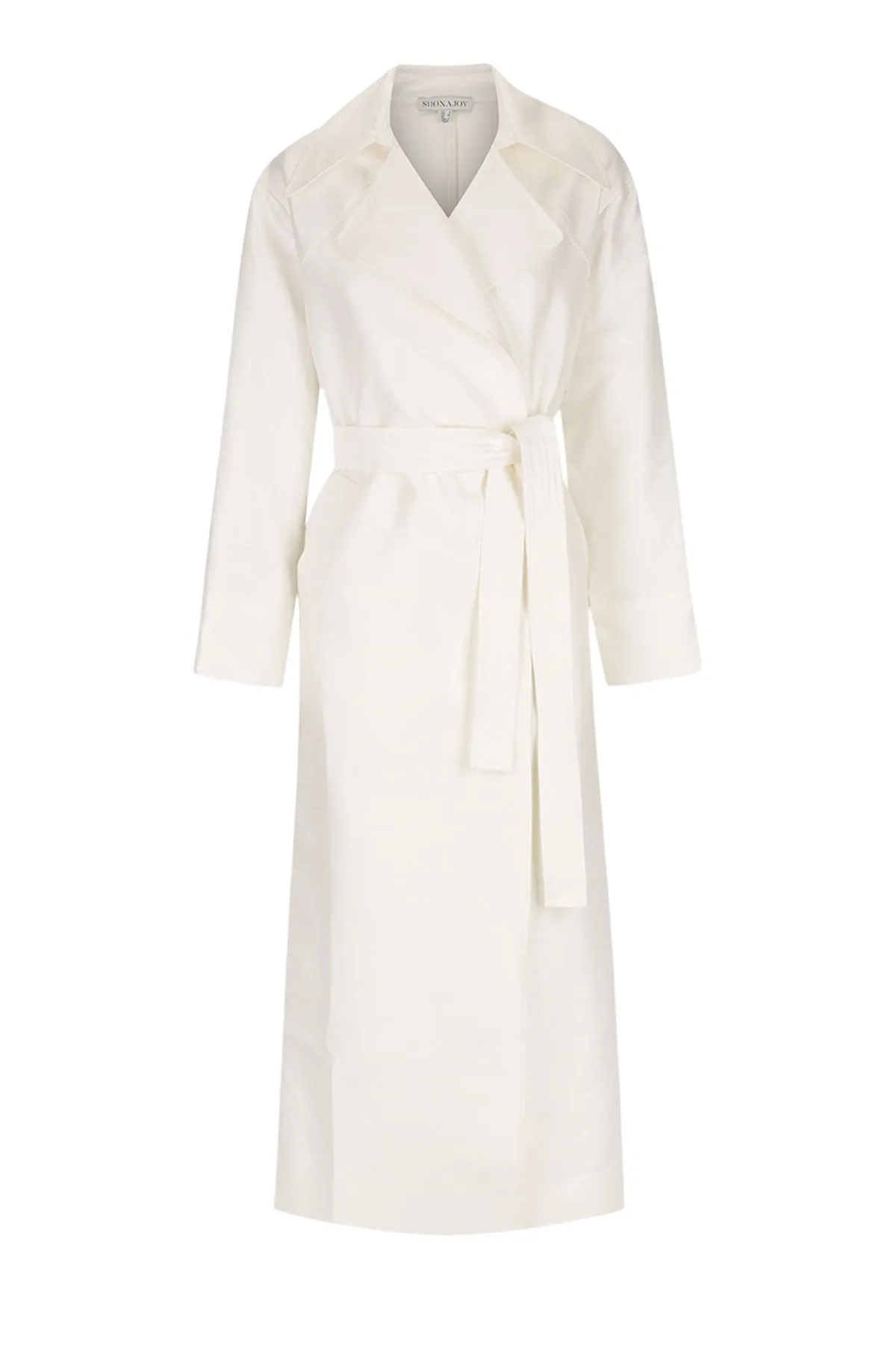 Thea ivory trench coat