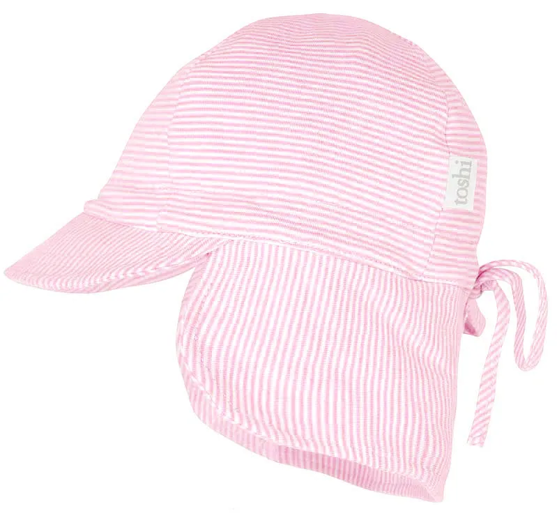 Toshi Baby Blush Flap Cap