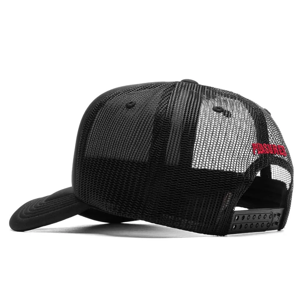 Black Toxic Trucker Cap