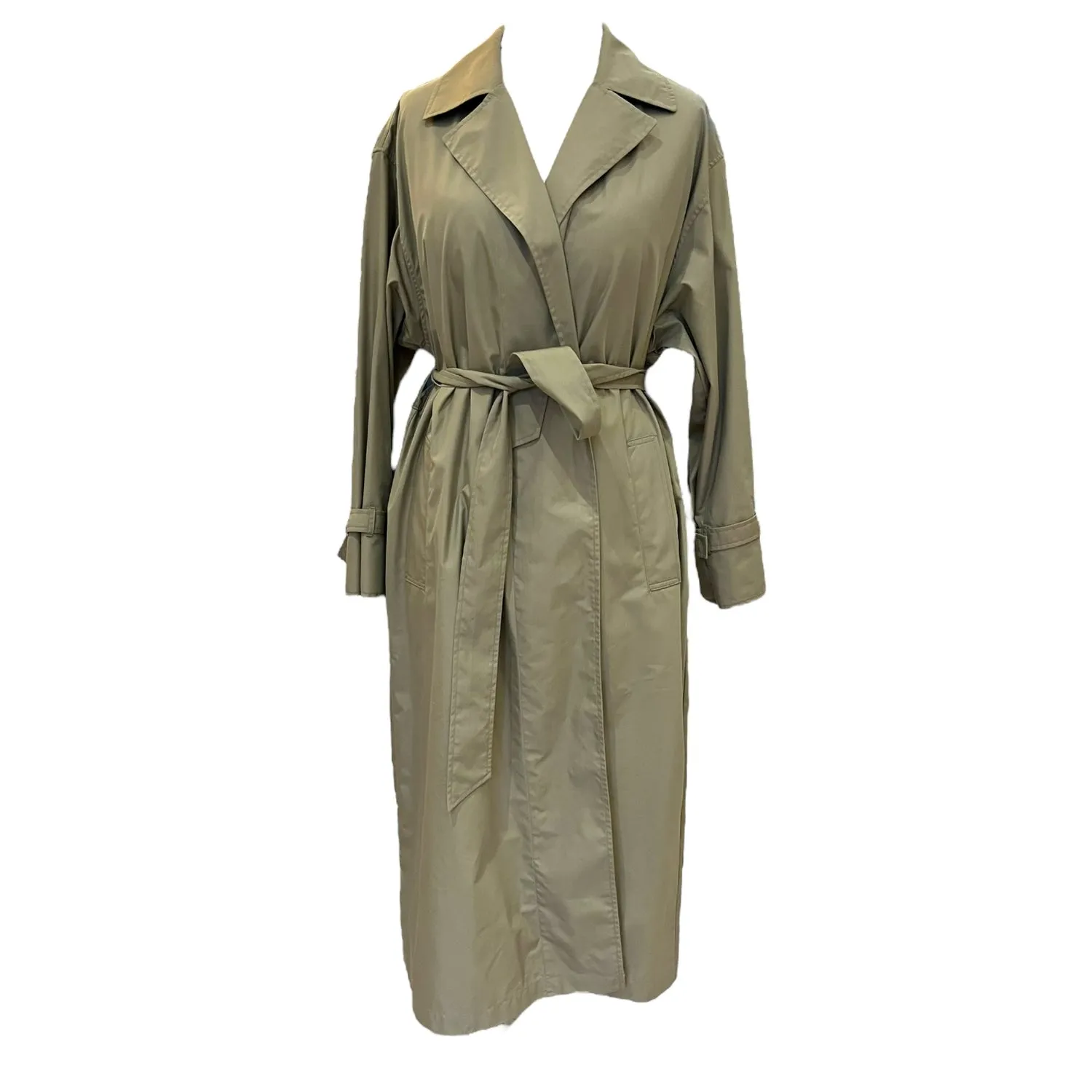 Trench Coat in Khaki by Massimo Dutti.