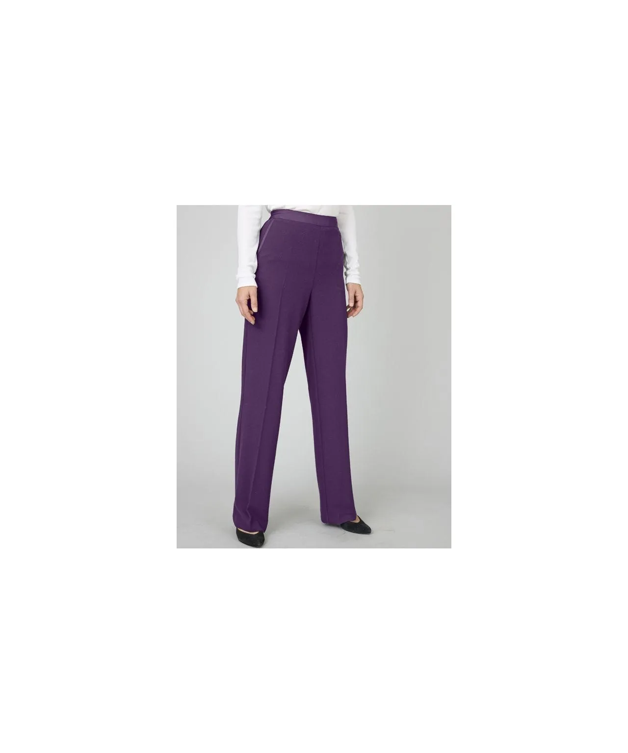 Trousers with Satin Accents