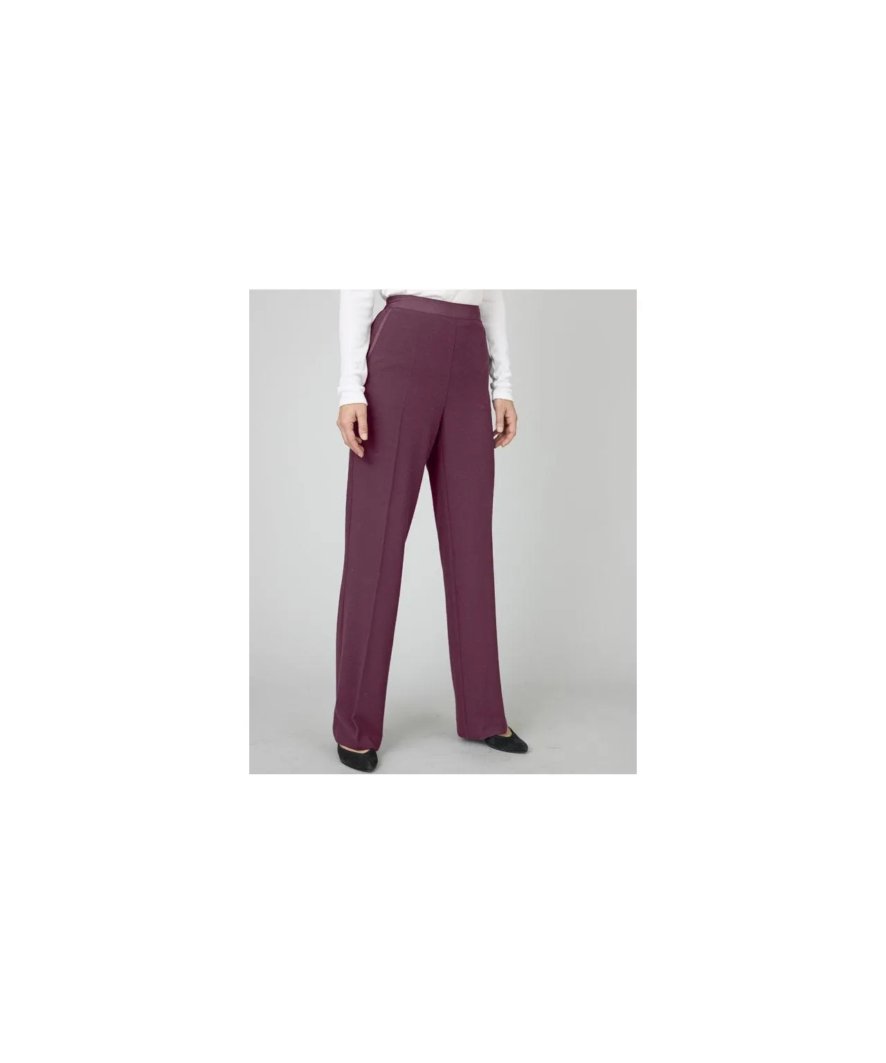 Trousers with Satin Accents