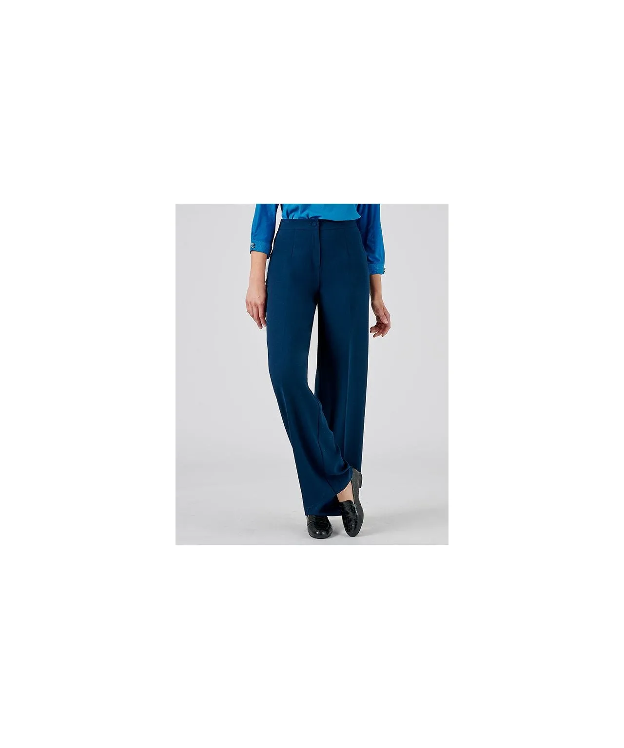 Trousers with Wide-Leg Fit