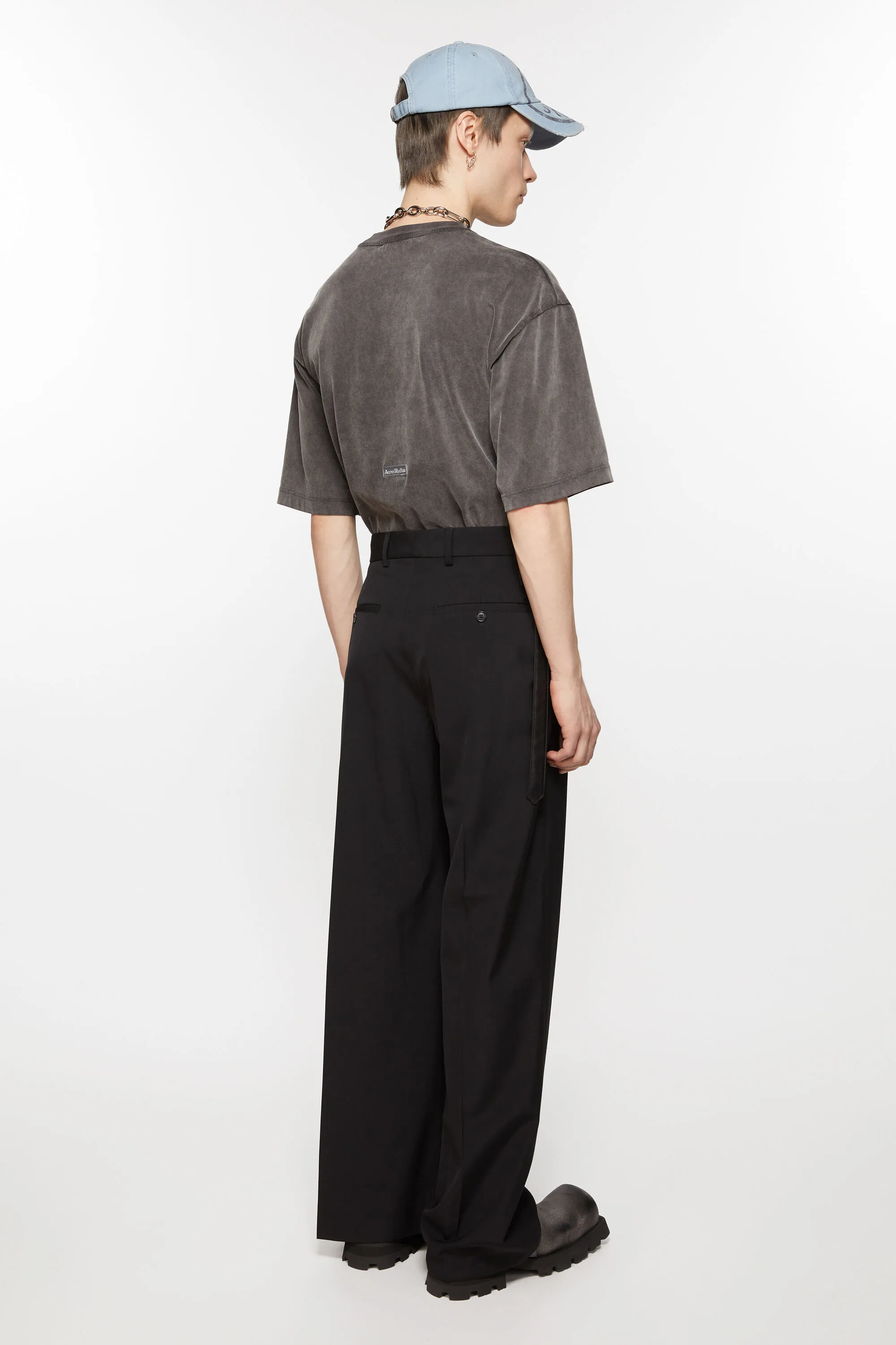 Trousers with Wraparound Style