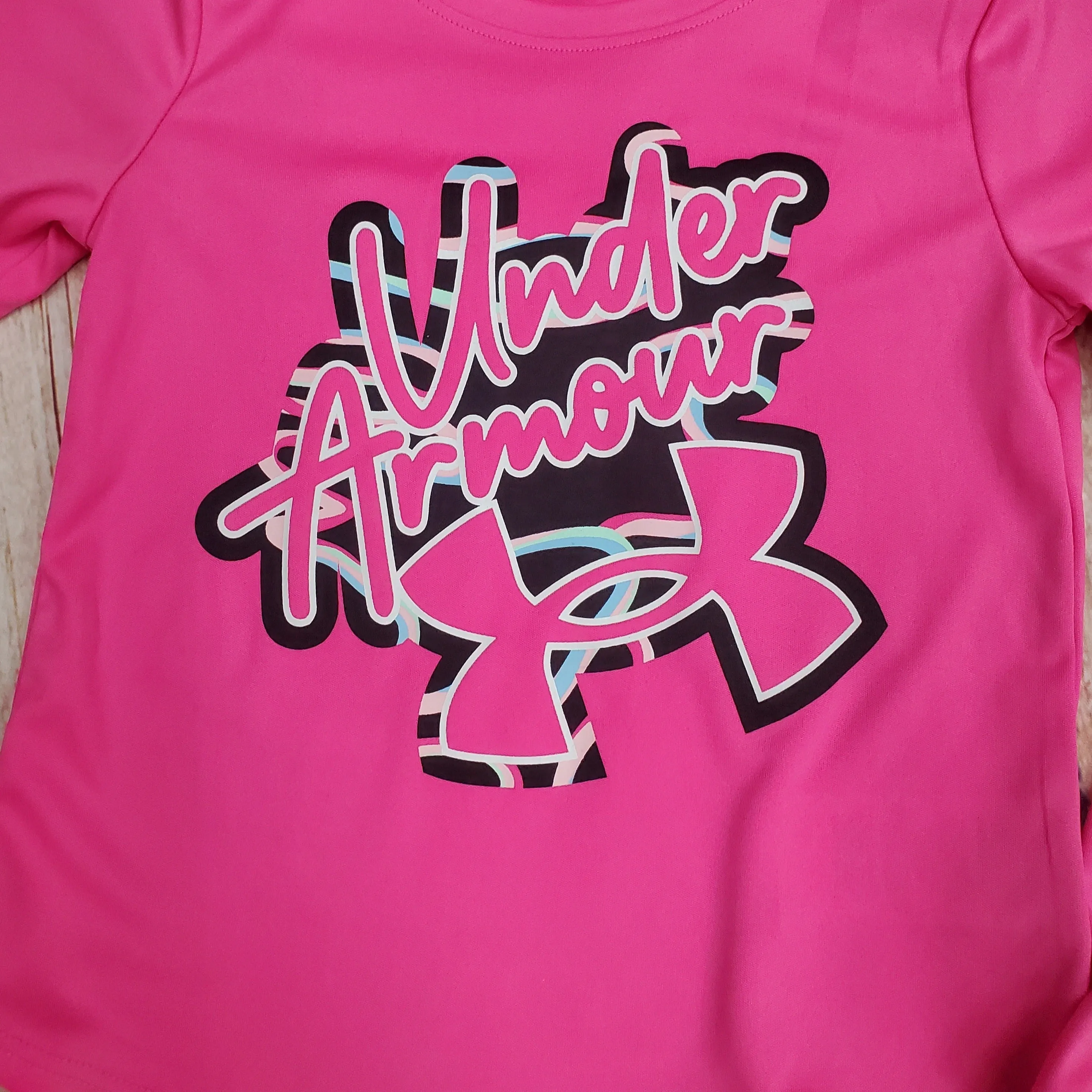 Under Armour Pink Swiggle Matching Set