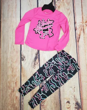 Under Armour Pink Swiggle Matching Set