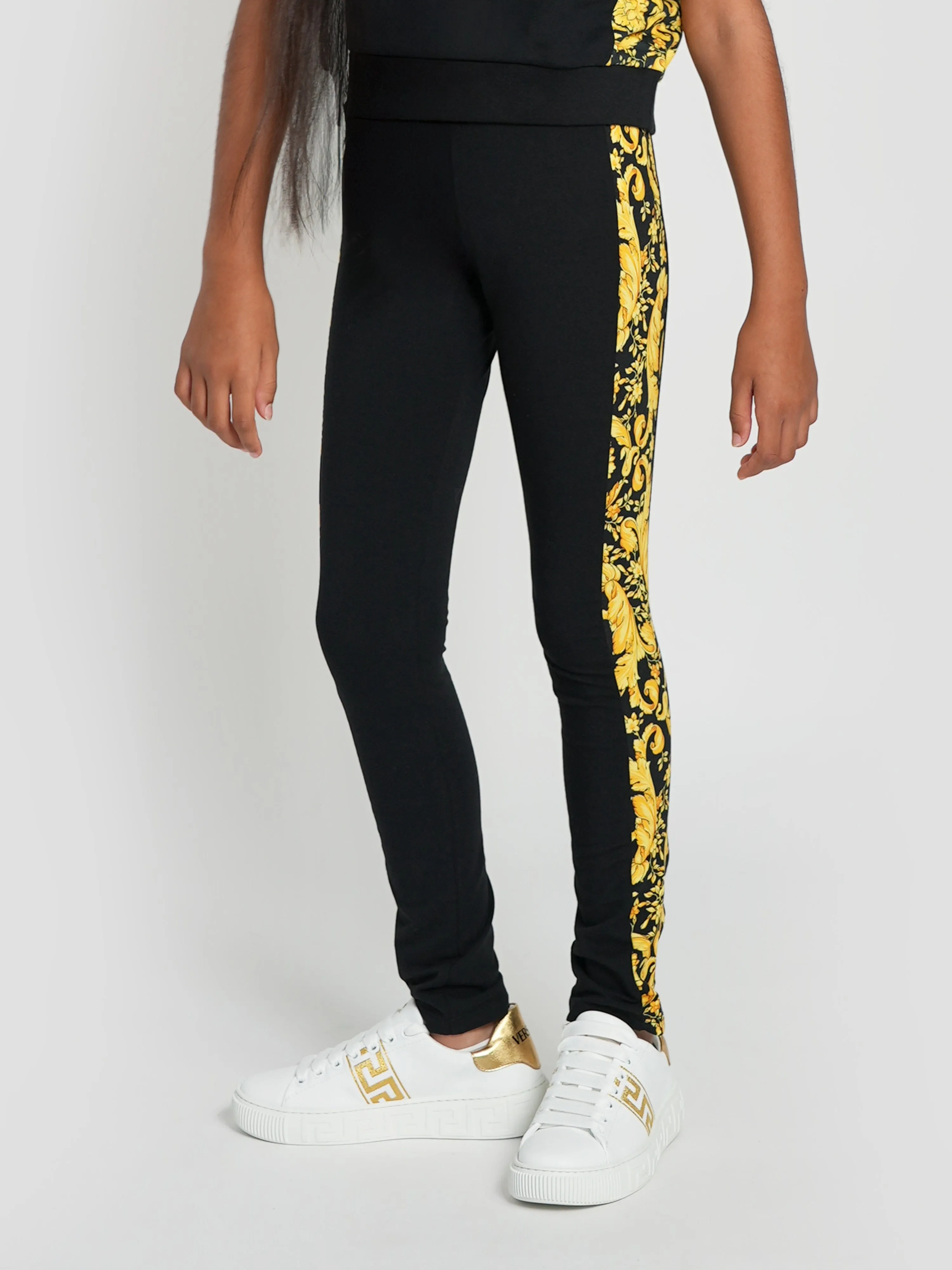 Versace Girls Logo Leggings - Get Yours Today