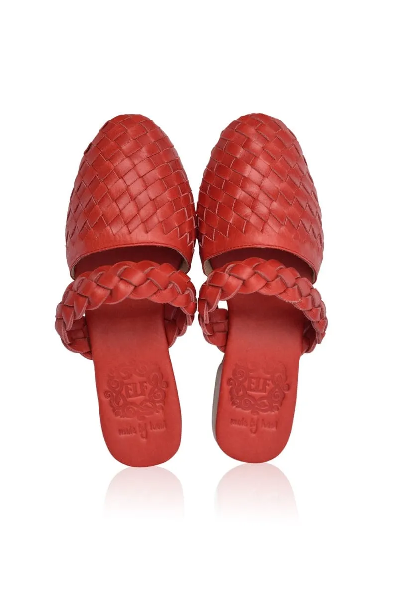 Vintage Red Sea Escape Slide Sandals - Shop Now