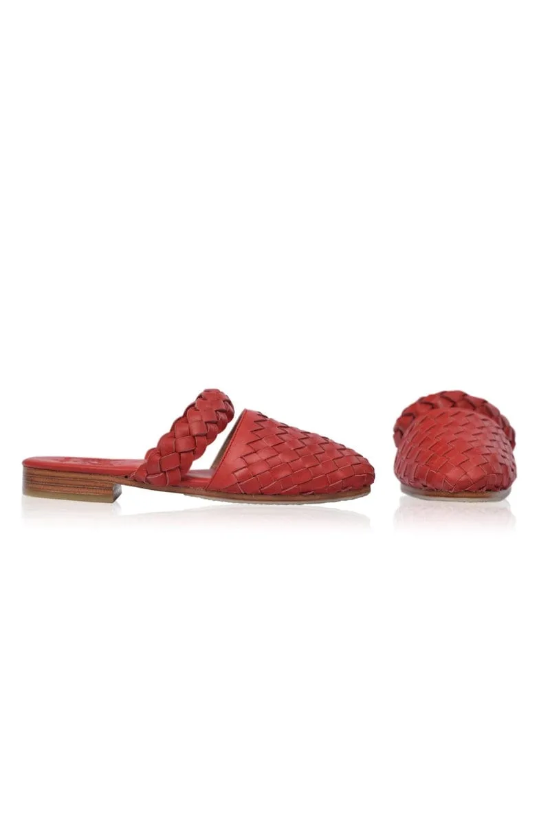 Vintage Red Sea Escape Slide Sandals - Shop Now