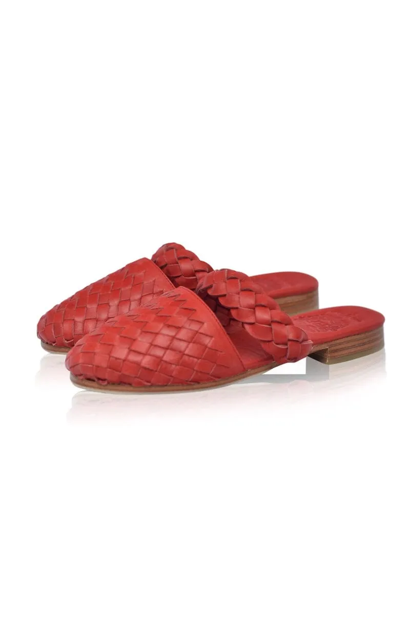 Vintage Red Sea Escape Slide Sandals - Shop Now