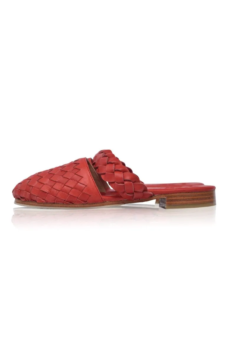 Vintage Red Sea Escape Slide Sandals - Shop Now