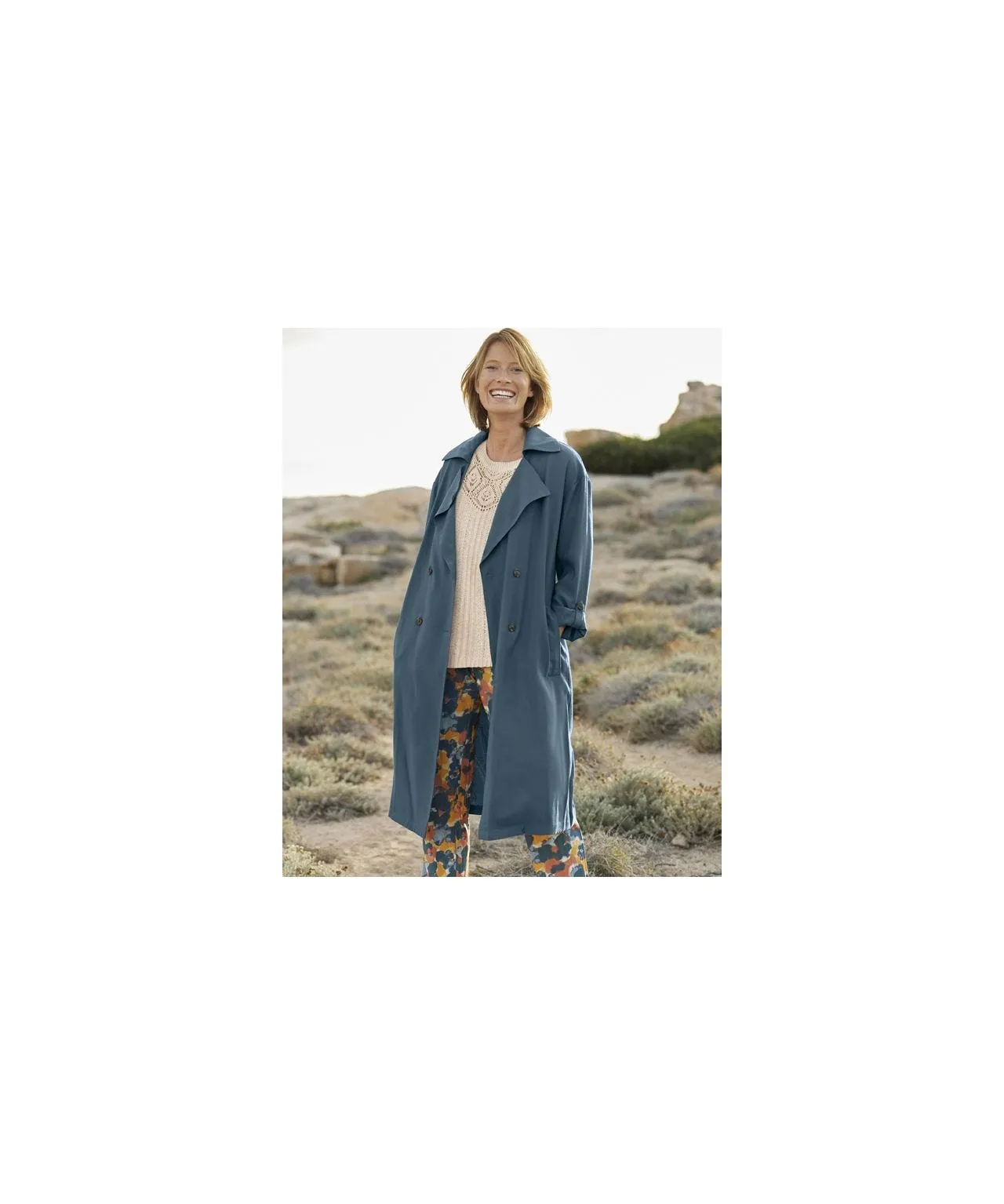 Viscose Trench Coat Buy Now Store