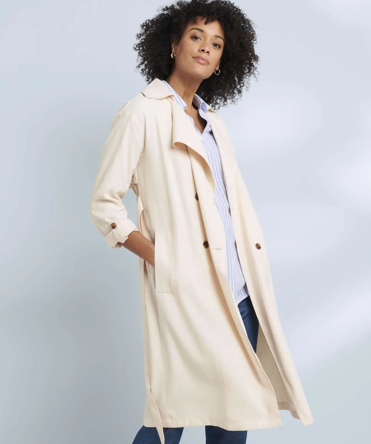 Viscose Trench Coat Buy Now Store