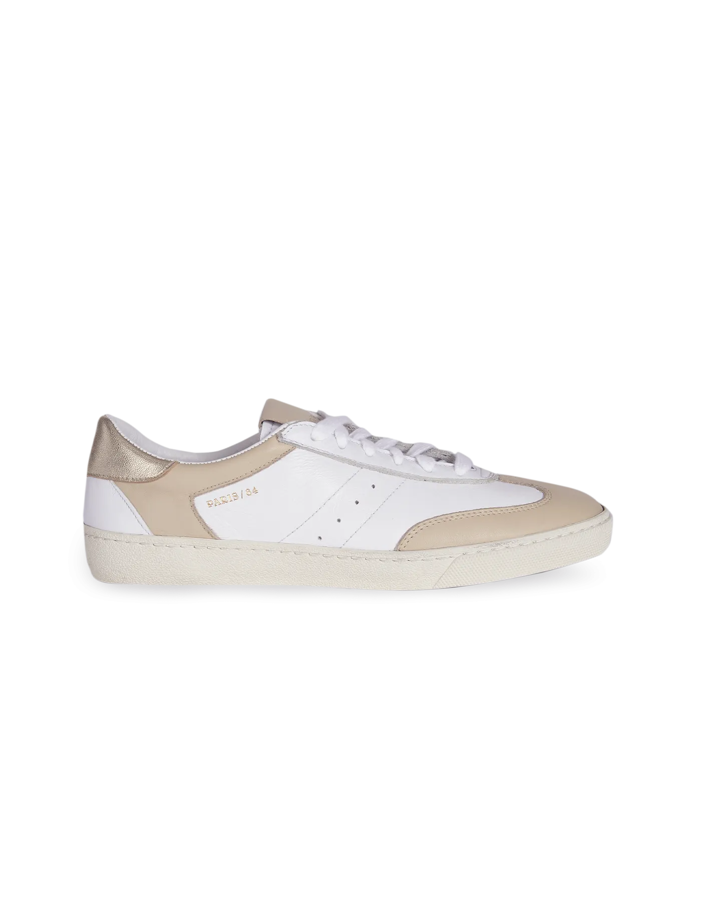 White Cream Sneaker Retro P64.