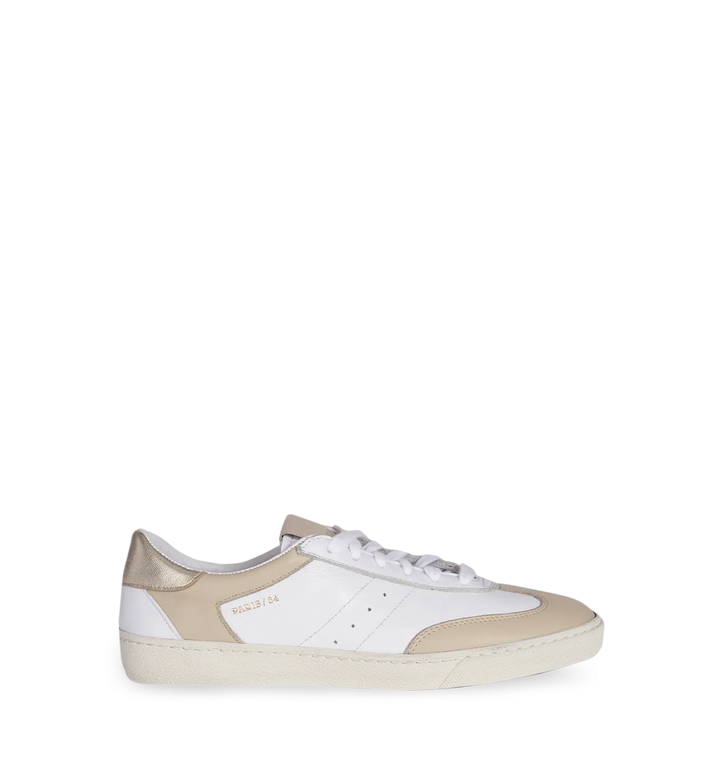 White Cream Sneaker Retro P64.