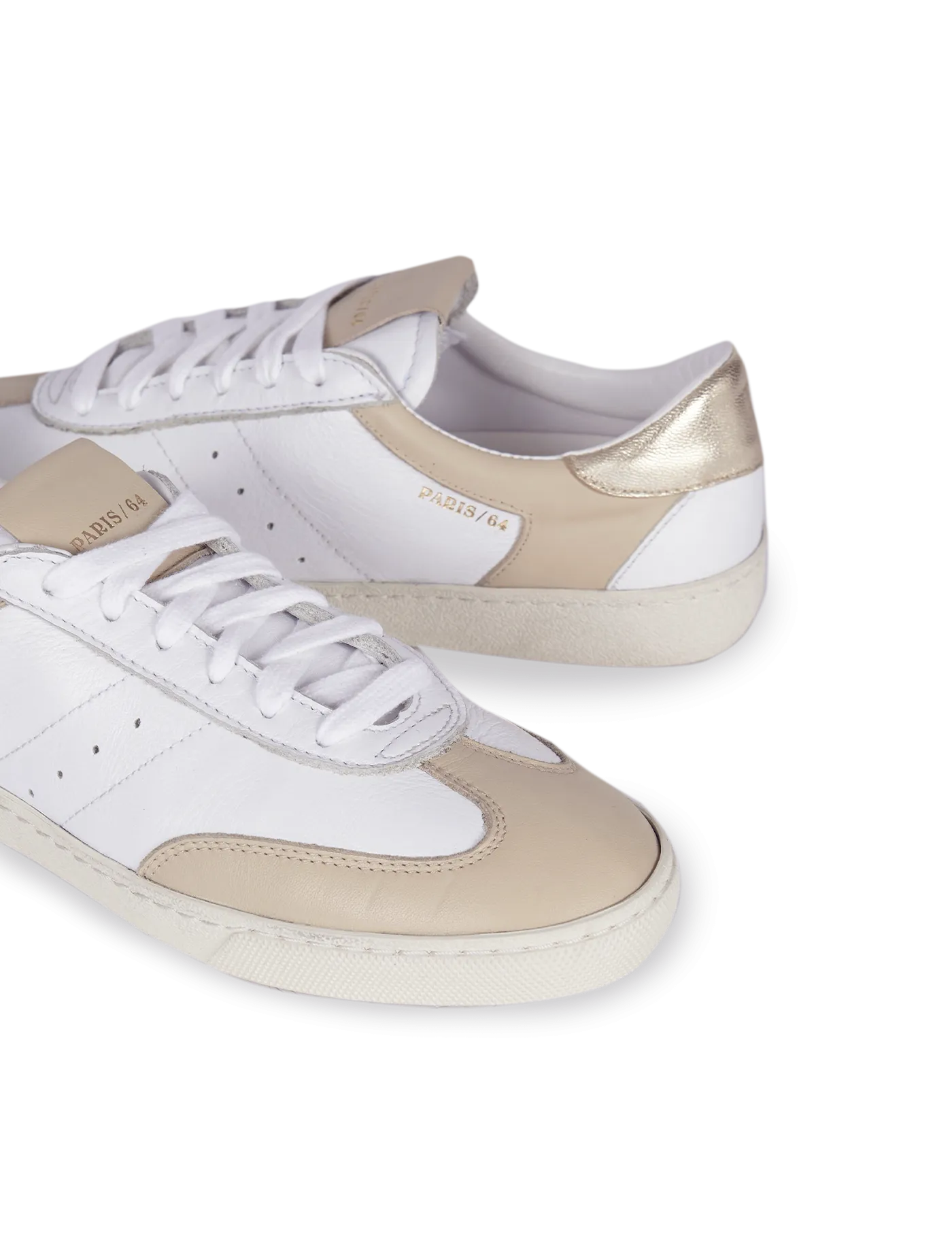 White Cream Sneaker Retro P64.