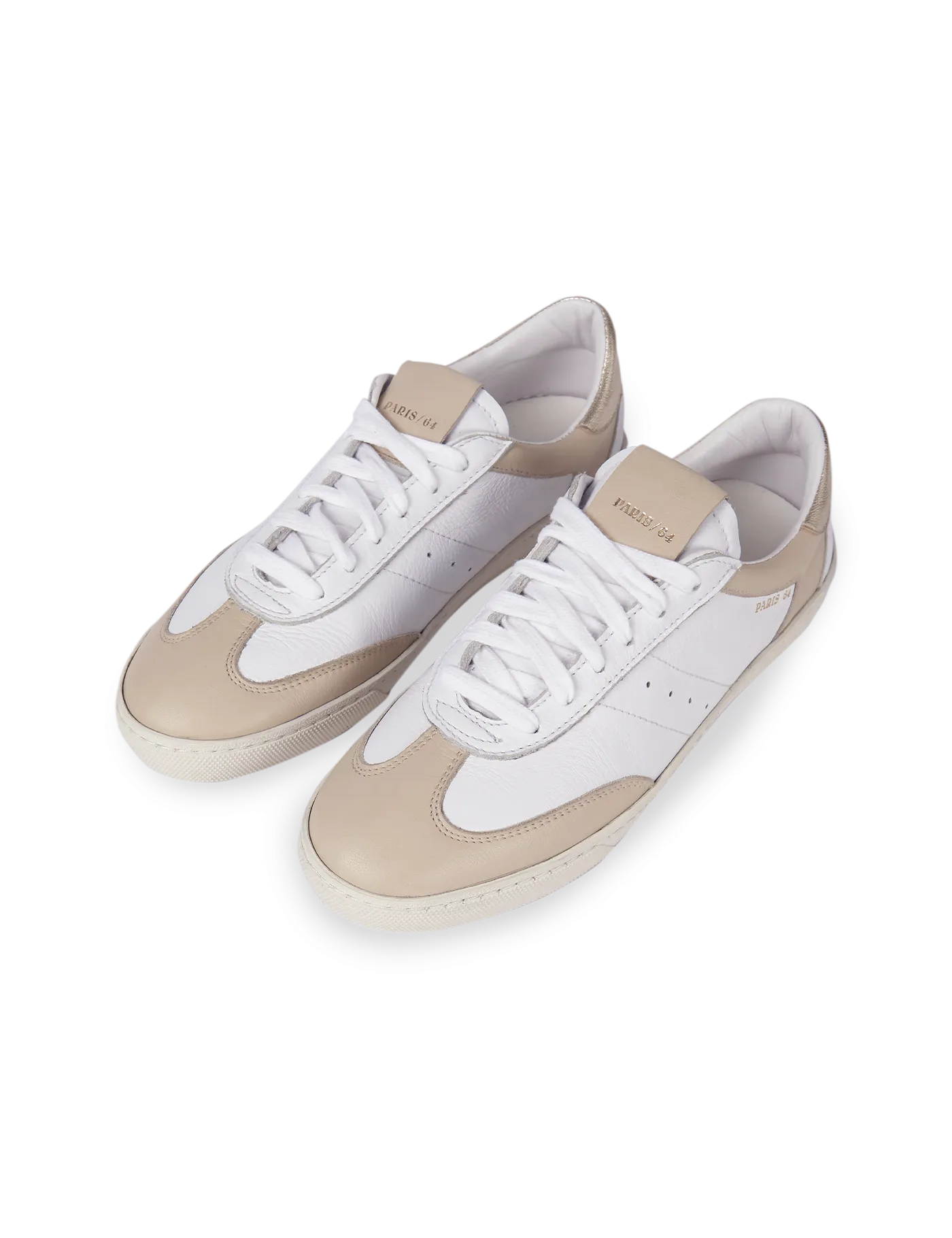 White Cream Sneaker Retro P64.