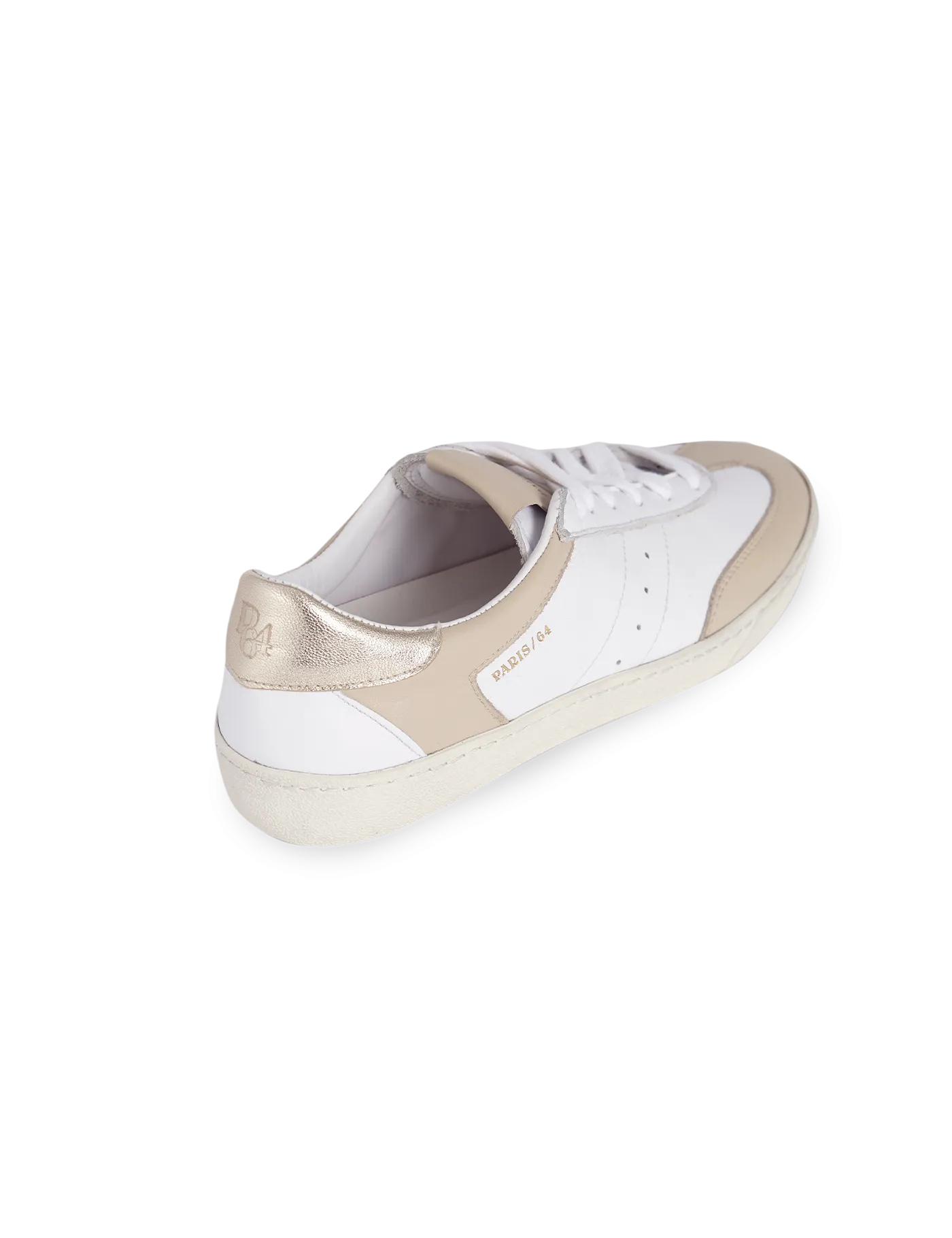 White Cream Sneaker Retro P64.