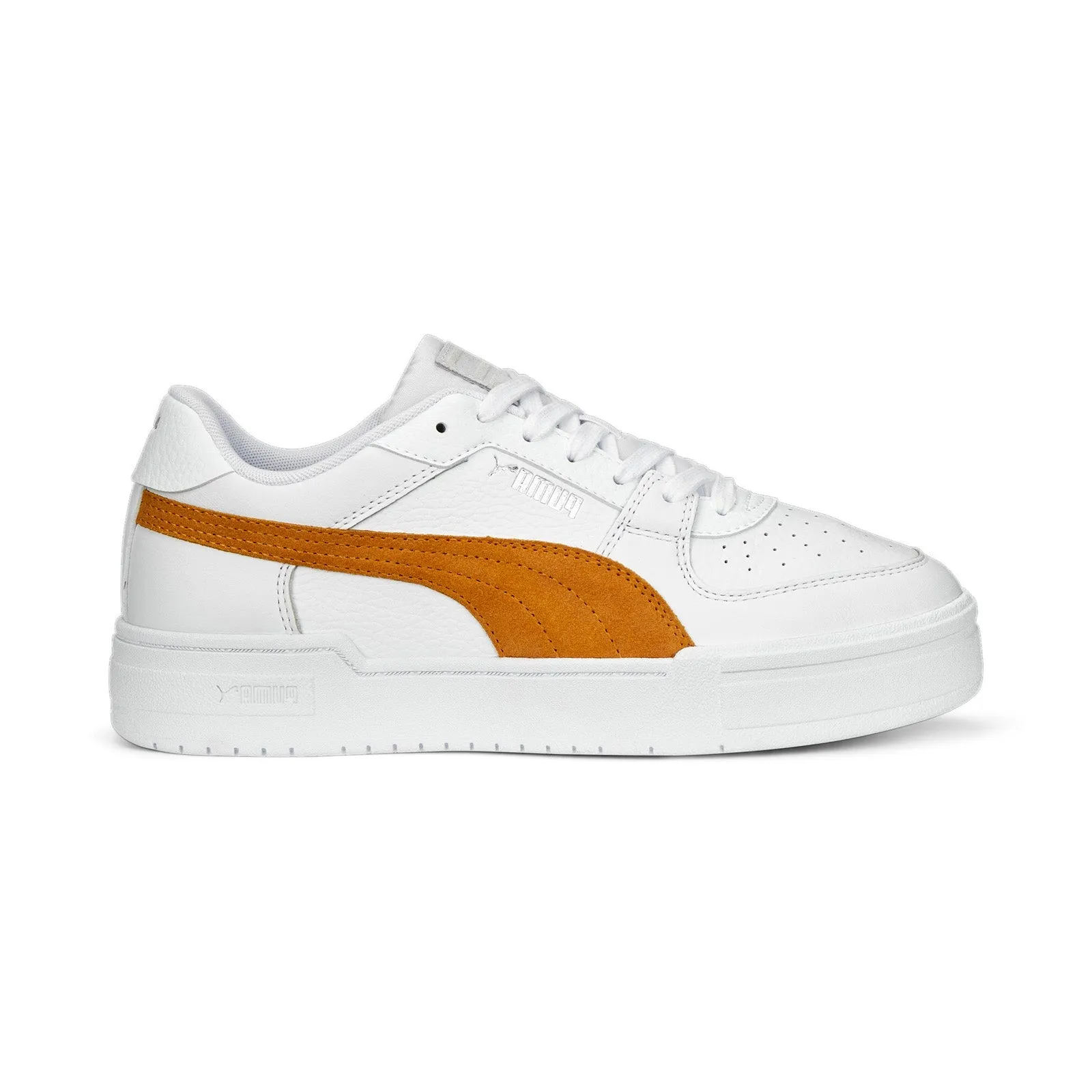 White Leather Lifestyle Sneakers Shoes for Men by Puma CA Pro Suede FS 38732705